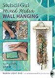 Stencil Girl - Stenciled Mixed Media Wall Hanging