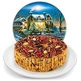 Beatrice Bakery Co. Original Fruitcake in Holiday Tin, Grandma's Old Fashioned Fruit and Nut Freshly Made, Brandy, Bourbon and Rum Fruitcake, Est. 1917 (16 oz Tin)