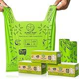 PLANET POOP Home Compostable Dog Bags 90, XL Sized Cat Litter Box Clean-up Doggy Waste Bag with Handles, Pooper Scooper Swivel Bin for Dogs Extra-Large Grocery Size Pet Supplies