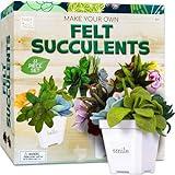 Hapinest DIY Potted Felt Succulents Craft Kit for Adults Women Teens, Arts & Crafts for Kids Fun Activities Project Ideas Hobbies for Women at Home, DIY Crafts for Adults Girls Ages 6-12 Years & Up