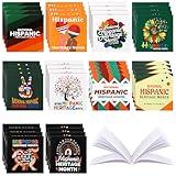 Eaasty 60 Pcs Hispanic Heritage Month Notepads Bulk National Latino American Party Favors Spanish Speaking Countries Gifts for Kids School Office Gift Party Supplies (Classic Style)