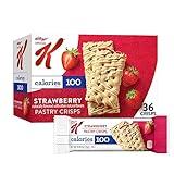 Special K Bar Pastry Crisps, 100 Calories, Breakfast Bars, Value Size, Strawberry, 15.84oz Box (36 Crisps)