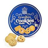 ChocZero Keto Butter Cookies - Sugar Free Danish Shortbread Gift - Gluten Free, Low Carb (1 tin, 12 oz)