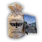 SACRED VALLEY SALT from Maras, Peru - Extra Coarse Grinder Salt in Handmade Reusable Canvas Pouch