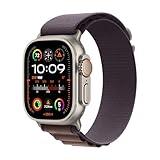 Apple Watch Ultra 2 [GPS + Cellular 49mm] Smartwatch with Rugged Titanium Case & Indigo Alpine Loop Large. Fitness Tracker, Precision GPS, Action Button, Extra-Long Battery Life