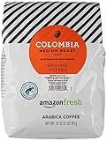 Amazon Fresh, Colombia Ground Coffee, Medium Roast, 32 Oz