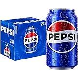 Pepsi Cola Soda, 12oz Cans, 24 Pack