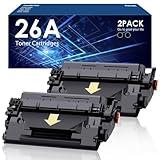 26A Toner Cartridge Black Compatible for HP 26A CF226X CF226A 26X use with HP Laserjet Pro MFP M426fdw M402 M402dn M402dne M402dw Printer (2 Pack)