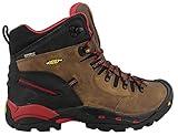 KEEN Utility Men's Pittsburgh 6" Leather Waterproof Steel Toe Work Boot, Bison, 9.5 Wide