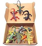 Guaishou Artificial Model Reptile Lizard Animal Figures Kids Gift 12pcs