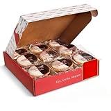 Black and White Cookies Gift Box | Nut & Dairy Free Baked Goods | Gourmet Food Gifts for Adults | Christmas Food Gifts | OU Kosher Certified | Bakery & Dessert Gifts | 18-Pack | Reisman's Bakery