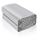 Reflective Foil Insulation, Double Reflective Bubble Insulation Sheet, Aluminum Foil Bubble Shield, Reflective Window Insulation Radiant Barrier Roll for RV Windows Weatherproofing(23.6''x 10Ft)