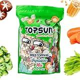 Dried Ramen Toppings Vegetable Mix, 12 Veggie Blend, 14oz Dehydrated Vegetables for Ramen, Gluten-Free, Special Added Goji