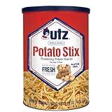 Utz Potato Stix, Original – 15 Oz. Canister – Shoestring Potato Sticks Made from Fresh Potatoes, Crispy, Crunchy Snacks in Resealable Container, Cholesterol Free, Trans-Fat Free, Gluten-Free Snacks