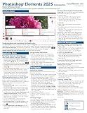 Adobe Photoshop Elements 2025 Introduction Quick Reference Training Tutorial Guide (Cheat Sheet of Instructions, Tips & Shortcuts - Laminated Card)