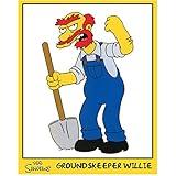 The Simpsons (TV Series 1989 - ) 8 Inch x 10 Inch PHOTOGRAPH "Groundskeeper Willie" kn