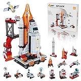 12 in 1 Aerospace Building Toys with Rocket Launcher.Space Shuttle Building Block Toys for Kids Aged 6-12.STEM Construction Toys.Work with other Building Block Brands.Idea Gifts for Space Fun Kids