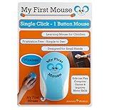 Johnny World My First Wireless Mouse - Single Click, One Button, Designed for Small Hands and Early Learners. Perfect for Educational Computer Games