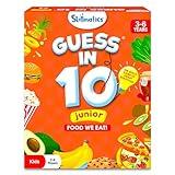 Skillmatics Card Game - Guess in 10 Junior Food We Eat, Stocking Stuffers, for Boys, Girls Who Love Board Games and Educational Toys, Gifts for Ages 3, 4, 5, 6