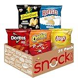 Frito-Lay Classic Mix Variety Pack, Single Serve Snack Bags (Pack of 21)