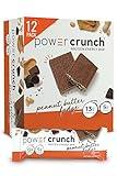 Power Crunch Protein Wafer Bars, High Protein Snacks with Delicious Taste, Peanut Butter Fudge, 1.4 Ounce (12 Count)