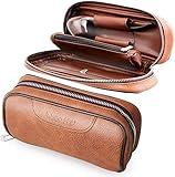 Scotte PU Leather Tobacco Smoking Wood Pipe Pouch case/Bag for 2 Tobacco Pipe and Other Accessories(Does not Include Pipes and Accessories)