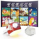 KOKODI Kids Story Projector for Toddlers, Book Projector with Educational Cards Toys for Boys Girls 1-6 Years Old, Story Telling Toys for Kids with Nightlight, Birthday Gifts for Kids