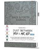Just Between You and Me Kid Journal - A Back & Forth Journal for Grown-Up & Kid / Parent & Child to Strengthen Bond, Build Communication, and Share Memories, Interactive Writing Prompts for Kids & Adults, Gift for Girls Boys, 7"X10"-Gray