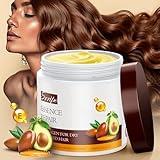 Srripo Collagen Hair Mask for Deep Conditioning, Keratin Hair Treatment with 4 Hydrolyzed Proteins, Moroccan & Avocado Oils Conditioner for Nourish, Calendula Gentian Extracts Care Dry & Damaged Hair