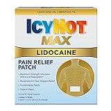 Icy Hot Max Strength Lidocaine Pain Relief Patch (5 Count) Penetrates for Fast, Targeted Relief