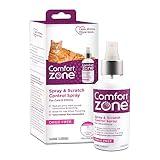 Comfort Zone Cat Calming Pheromone Spray: Value Size (4 oz); Proven to Reduce Destructive Scratching, Urine Marking, and Stress