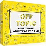 OFF TOPIC Party Game for Adults - Fun Adult Board Games for Groups of 2-8 Players - Hilarious Game Night Card Game for Friends, Family & More