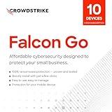 CrowdStrike Falcon Go | Premier Antivirus Protection for Small Businesses | Industry Leading Cybersecurity | Easy to Install | Business Software | Windows/Mac | 12 Month Subscription | 10 Licenses