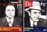 The History Channel Al Capone Collection : Al Capone Valentine's Day Massacre , Al Capone Biography : True Crime 2 DVD Set