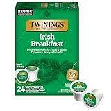 Twinings Irish Breakfast Black Tea K-Cup Pods for Keurig, 24 Count (Pack of 1), Robust, Strong, Bold Flavour, Caffeinated, Enjoy Hot or Iced