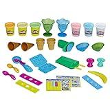 Play-Doh Kitchen Creations Ice Cream Party Set, 22 Tools & 6 Colors, 2-Ounce Cans, Preschool Toys, Christmas Gifts for Girls & Boys, Ages +3 (Amazon Exclusive)