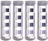 Chlorine Test Strips for Restaurants & Food Service, Precise Bleach Test Strips, 4 x Vial of 100 Sanitizer Test Strips, 0-200 ppm Test Strips for Sanitizing Solution by FryOilSaver Co. FMP 142-1362