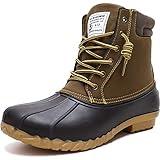 ALEADER Duck Boots Men Insulated Waterproof Winter Boots Cold Weather Snow Boots Tan 12 US