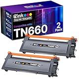 E-Z Ink Compatible TN660 Toner Cartridge Replacement for Brother TN-660 TN660 TN630 High Yield to Use with HL-L2380DW HL-L2320D HL-L2340DW DCP-L2540DW MFC-L2700DW MFC-L2720DW Printer (Black, 2 Pack)