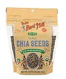 Bob's Red Mill Organic Chia Seed, 12 oz (Pack of 1) - Organic, Non GMO, Gluten Free, Vegan, Keto Friendly, Paleo Friendly, Kosher