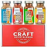 Craft Spice Blends Grilling Seasoning & Rub 4-Pack Gift Set, Ultimate Grilling Gift - Smoking, BBQ, Grilling and More, Cooking Gifts for Christmas, All Natural, Crafted in the USA