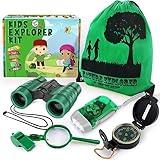 ESSENSON Kids Explorer Kit - Adventure Kit for Kids, Outdoor Explorer Kit with Binoculars, Summer Outdoor Toys for Kids Ages 4-8