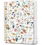 Planner 2025-2026, Academic Year Monthly and Weekly Calendar Planner, Jul 2025 - Jun 2026, Hardcover Teacher Student Planning Agenda book with Tabs, Perfect for School Office Supplies , 6.3" x 8.5" - Wildflower