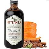 Bittermilk No.1 Bourbon Barrel Aged Old Fashioned Mix - Not Just Simple Syrup for Cocktails - Drink Mixes for Cocktails - Old Fashioned Drink Mixers, Makes 17 Cocktails