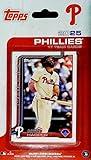 Philadelphia Phillies 2025 Topps Factory Sealed 17 Card Team Set Featuring Bryce Harper, Kyle Schwarber, Trea Turner and Seth Johnson Rookie Card Plus