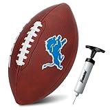 Franklin Sports NFL Detroit Lions Football - Youth Junior Size Football for Kids - Official NFL Team Logo + Colors Youth Ball - Kids Fan Shop Ball