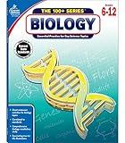 Carson Dellosa The 100 Series: Biology Workbook—Grades 6-12 Science, Matter, Atoms, Cells, Genetics, Elements, Bonds, Classroom or Homeschool Curriculum (128 pgs) (Volume 3)