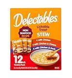 Delectables Non-Seafood Stew Lickable Wet Cat Treats, Variety Pack, 1.4 Ounce (Pack of 12)