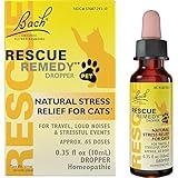 Bach RESCUE REMEDY PET for Cats 10mL, Natural Calming Drops, Stress Relief for Cats & Kittens Caused by Loud Noises, Travel, New Pets & People, Homeopathic Flower Remedy