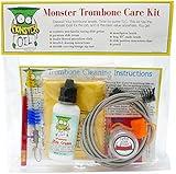 Monster Trombone Care and Cleaning Kit | USA-Based and Veteran-Owned! Slide Cream, Slide Grease, Mouthpiece Brush to Take Care of and Clean Your Trombone